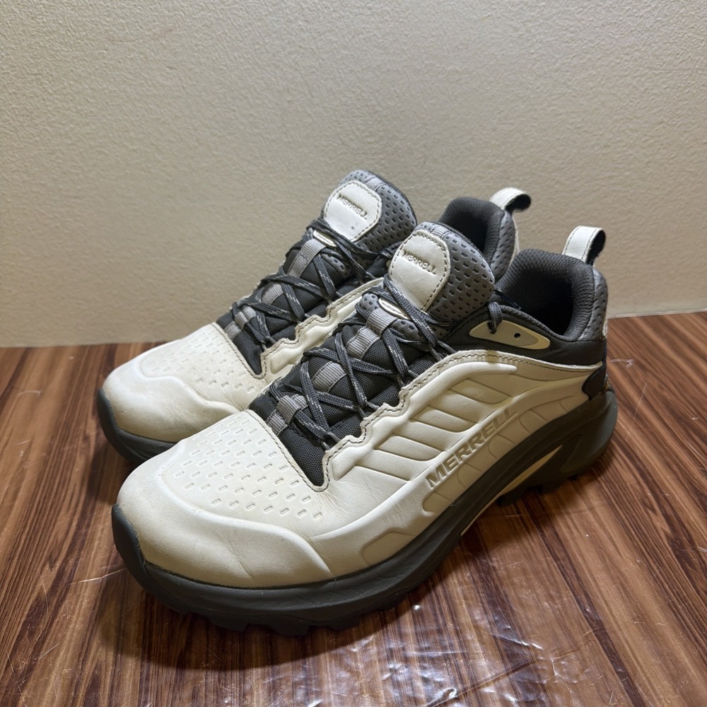 Merrell Speed Eco Waterproof Granite Grey Hiking Shoes Men's Size 9.5